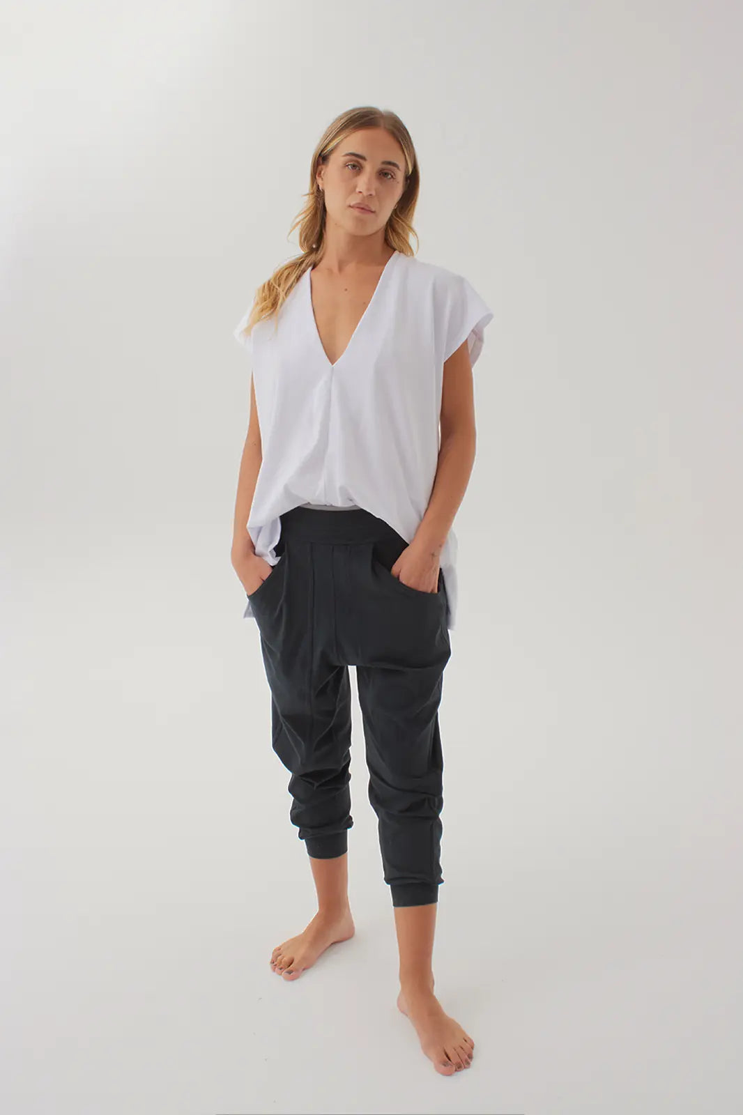 V-Shape Tee Snowwhite
