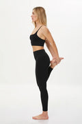 Rib-Shape Seamless Tayt Black