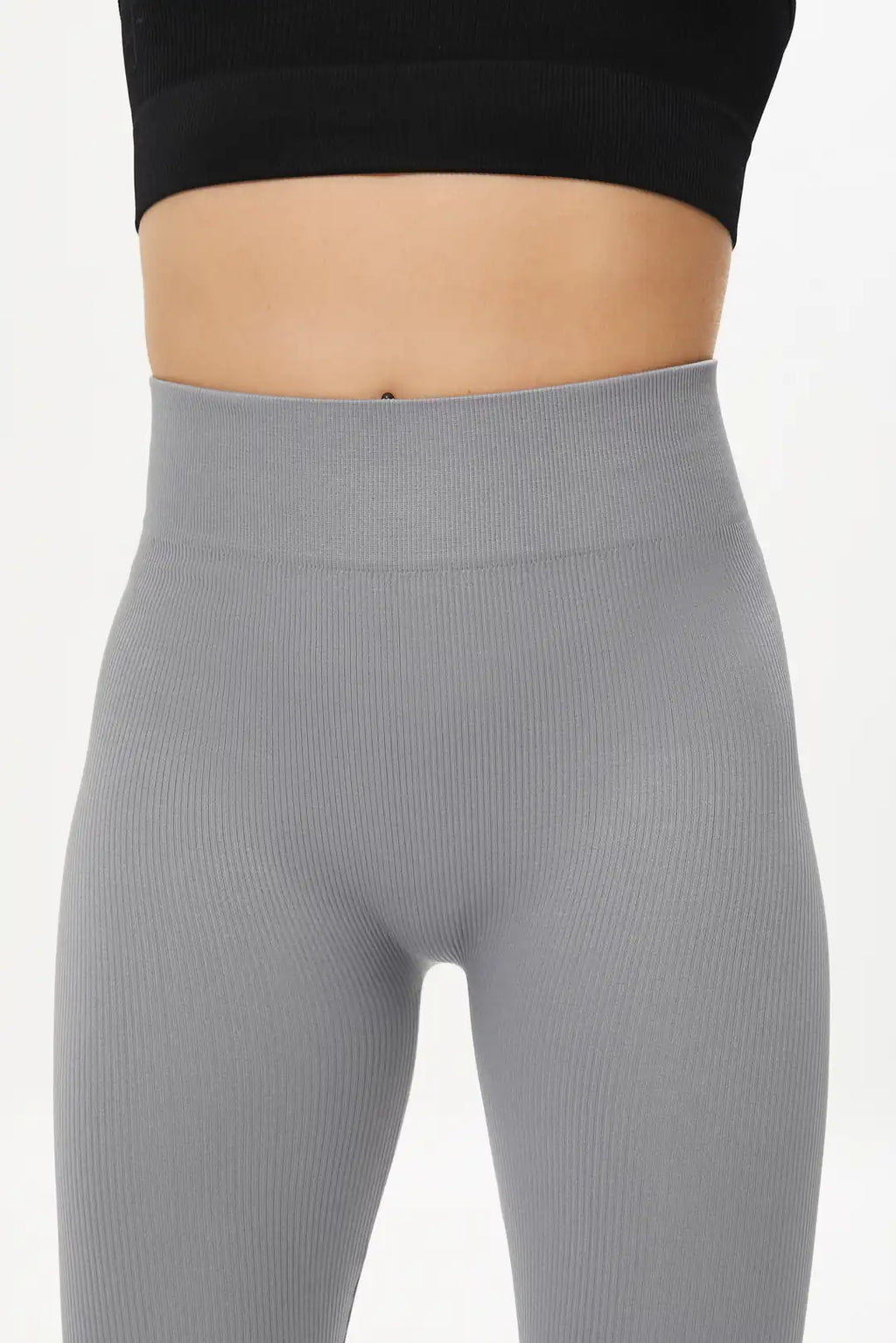 Rib-Shape Seamless Tayt Nardo Grey